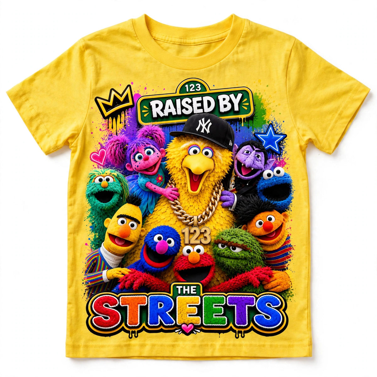 Raised by the Streets Graphic T-Shirt